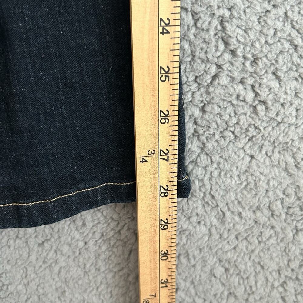 IZOD Comfort Stretch Straight Mens Jeans 34x30 (34X28) Fit Dark Wash Blue Denim - Picture 10 of 13